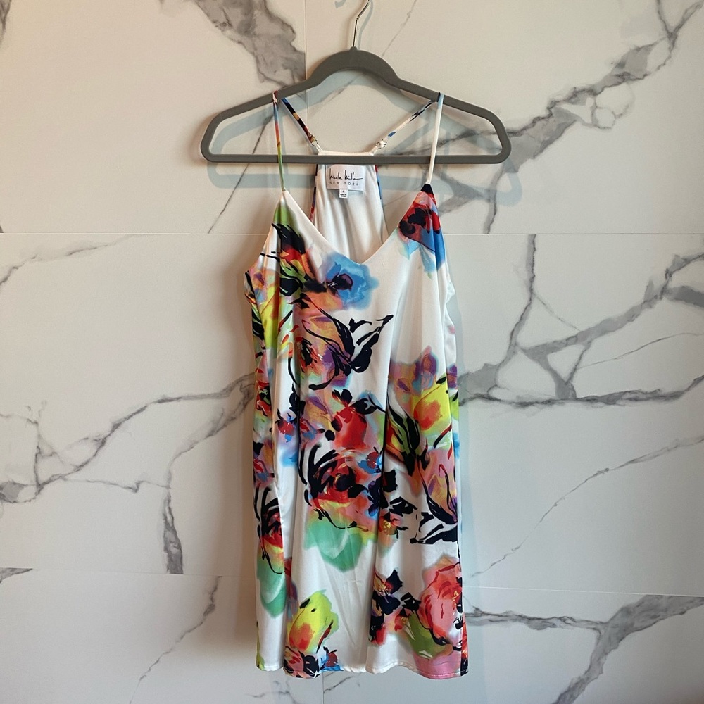 NICOLE MILLER Multicolored dress with pockets